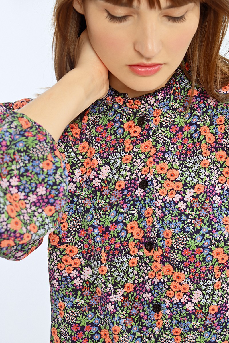 Floral Long Sleeve Blouse
