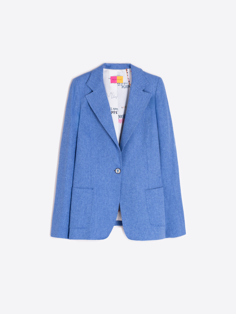 Villagallo Light Blue Blazer Jacket
