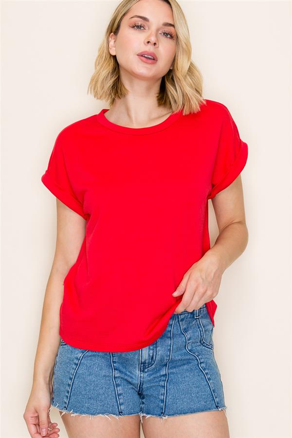 Short Sleeve Terry Top