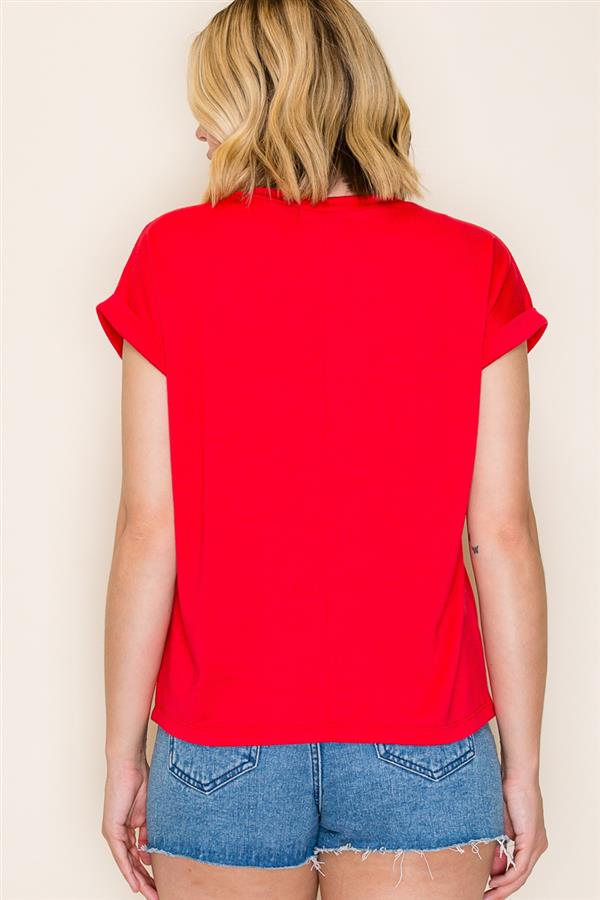 Short Sleeve Terry Top