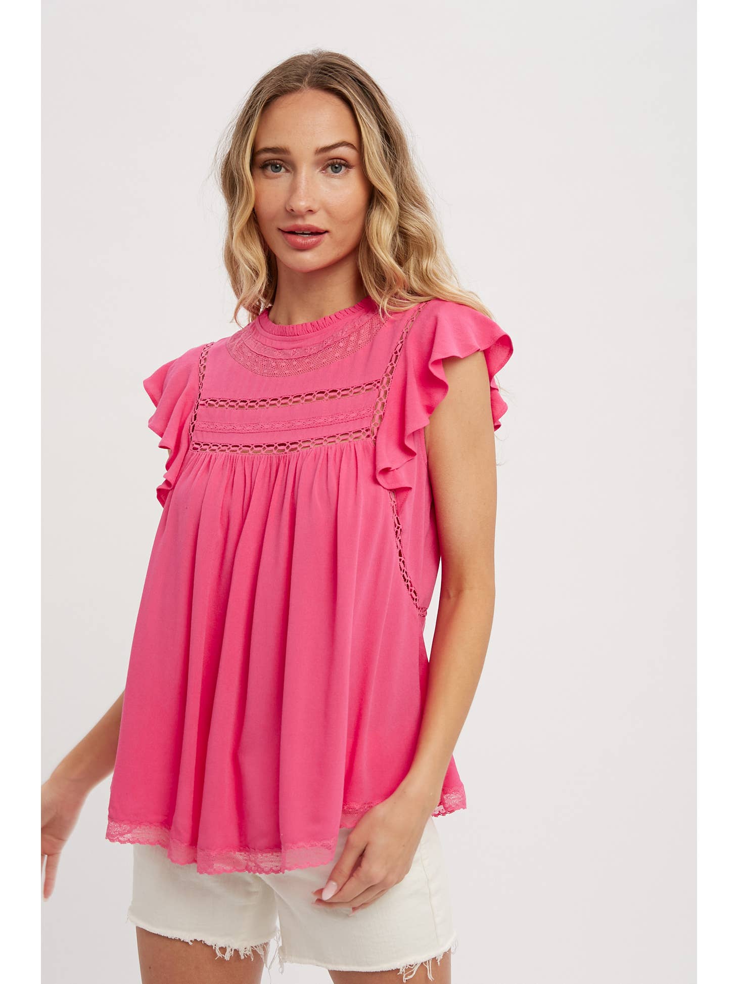 Relaxed Fit Baby Doll Top
