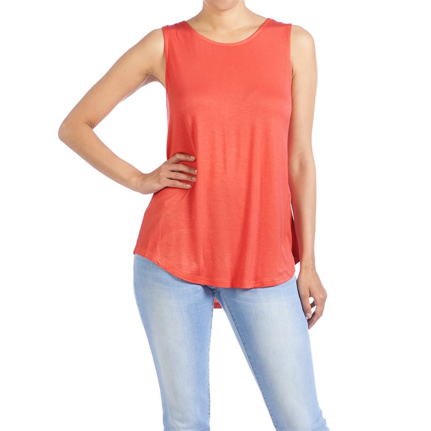 Erin Tank with Pleated Back