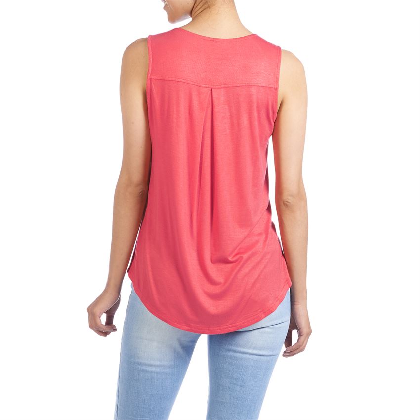 Erin Tank with Pleated Back