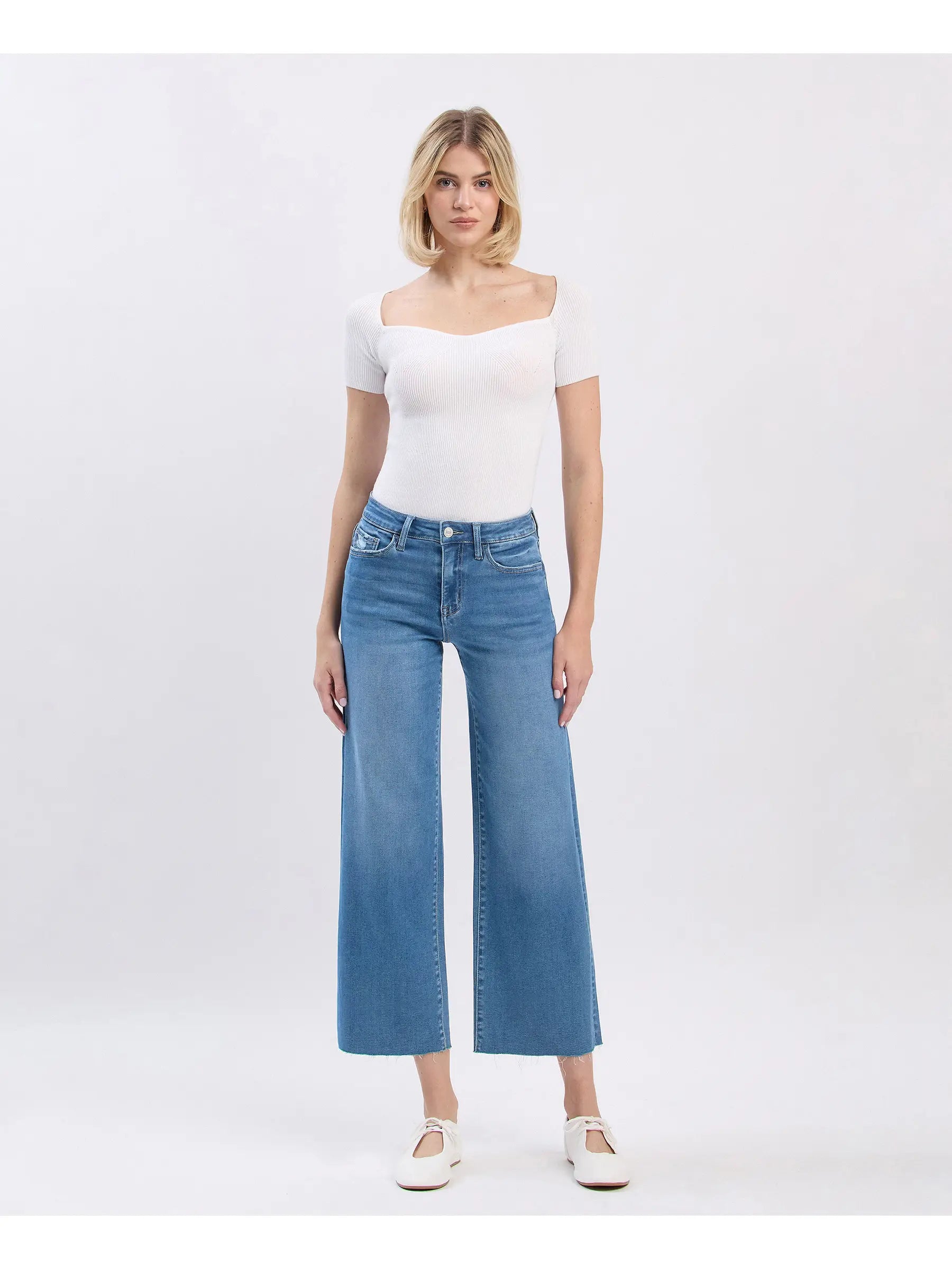 Everyday Crop Denim by Vervet