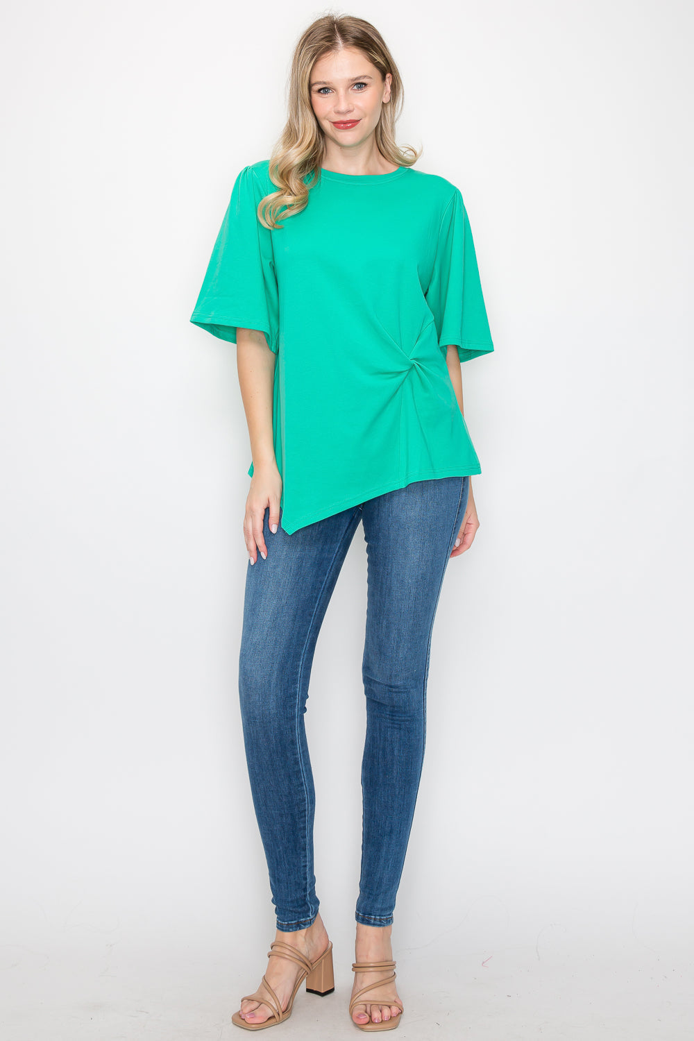 Rynn Stretch Asymmetric Top