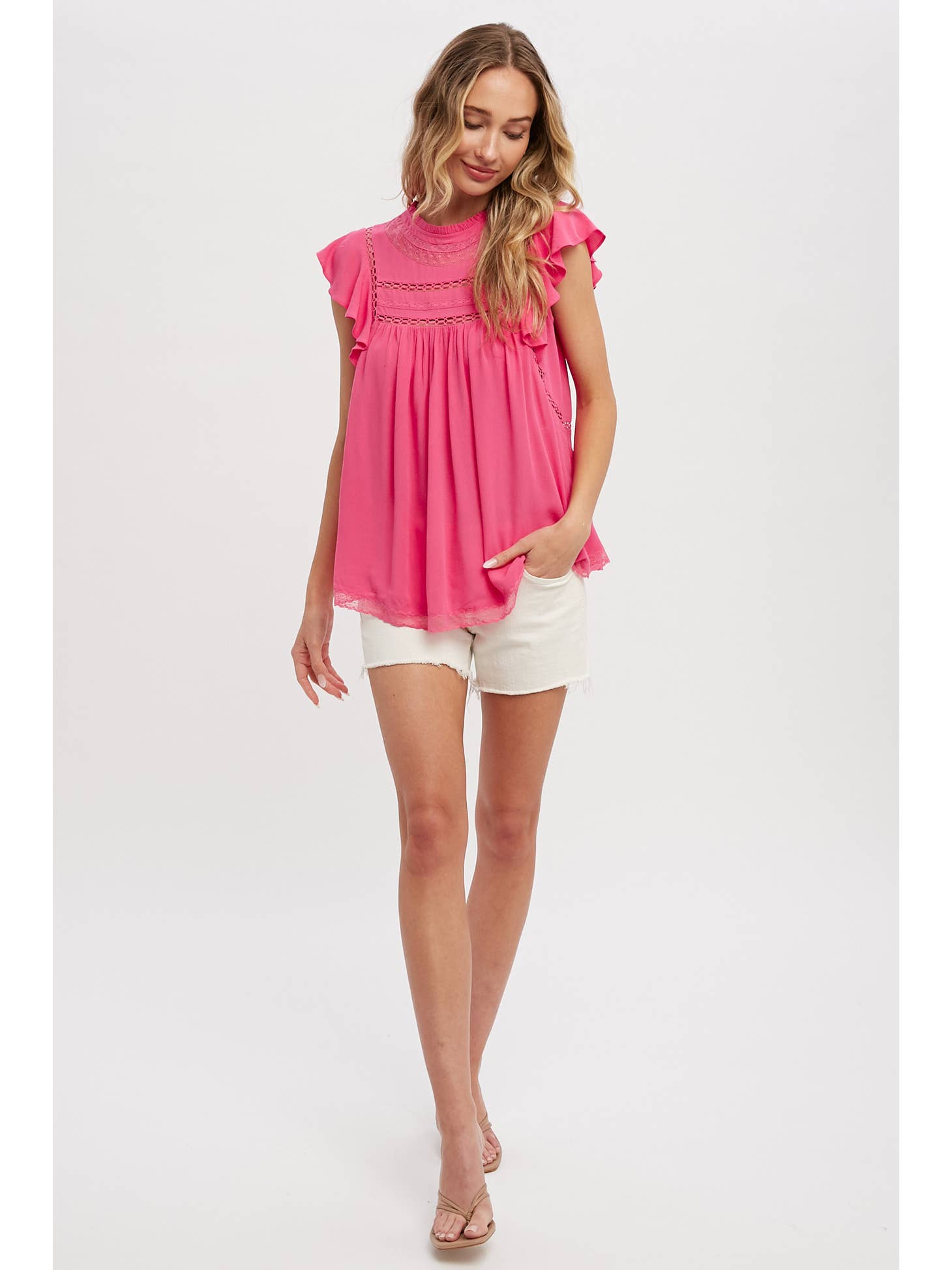 Relaxed Fit Baby Doll Top