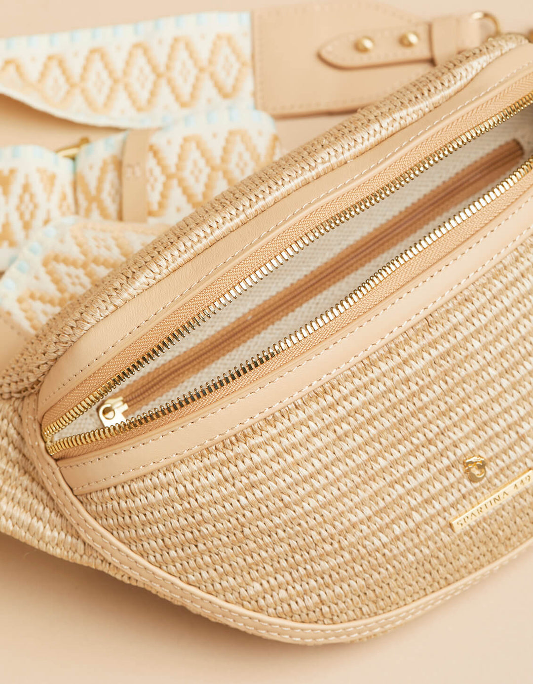 Spartina Straw Charlie Belt Bag