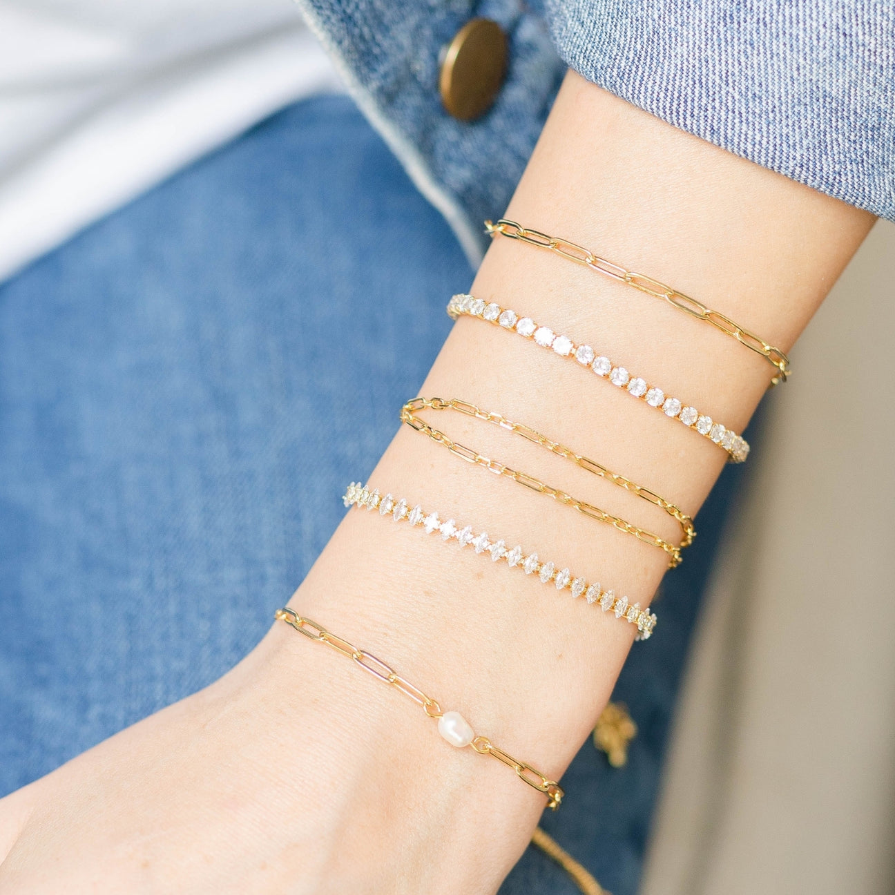 Delicate Chain Pulley Bracelet.