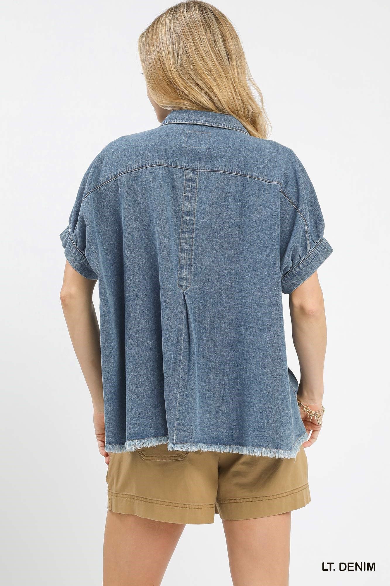 Casual Oversized Denim Top