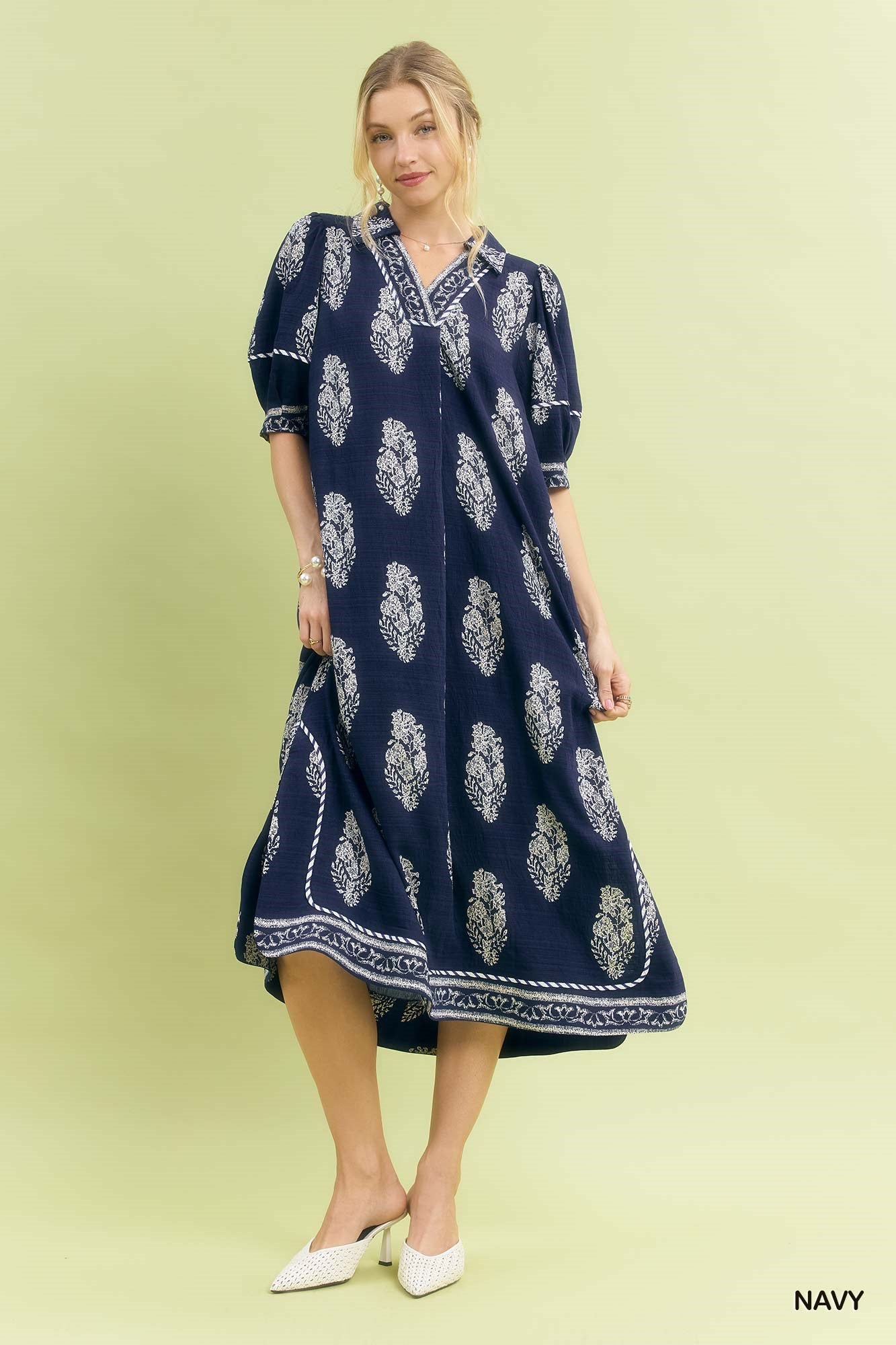 Layla Navy Maxi Dress