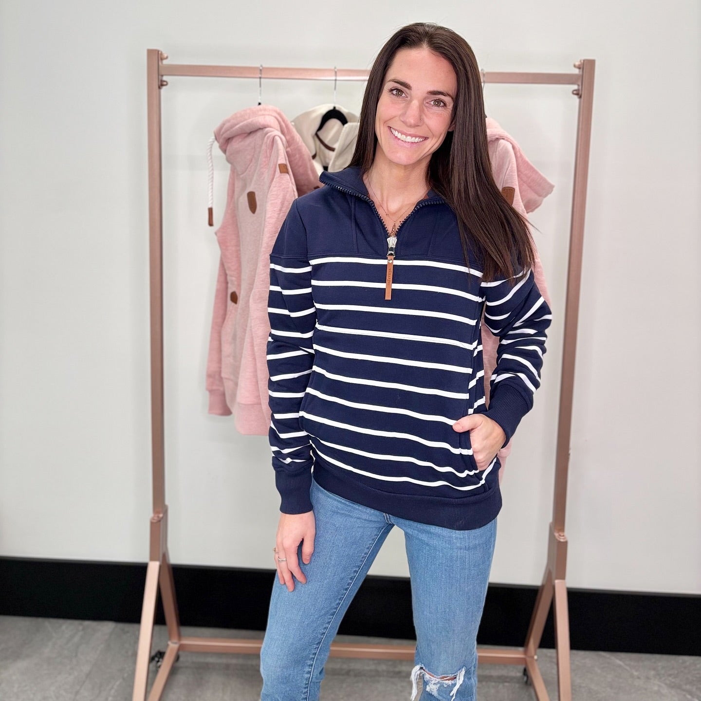 Wanakome Caro Stripe Shirt