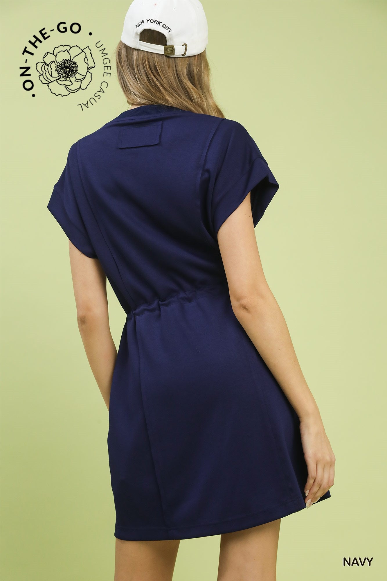 Jessie Modal Knit Dress in Navy