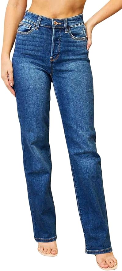 Judy Blue Hidden Button Fly Jeans