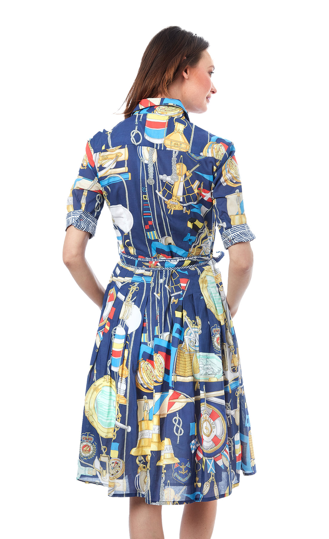 Mrs Maisel Navy Nautical Dress