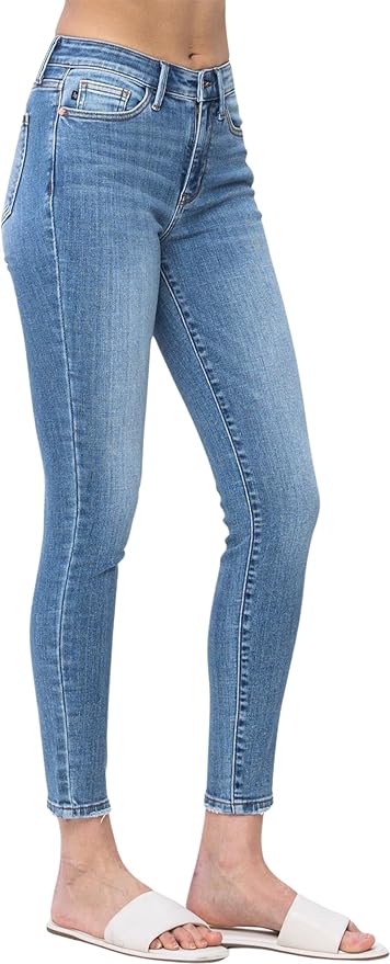 Judy Blue Mid Rise Vintage Skinny Jeans