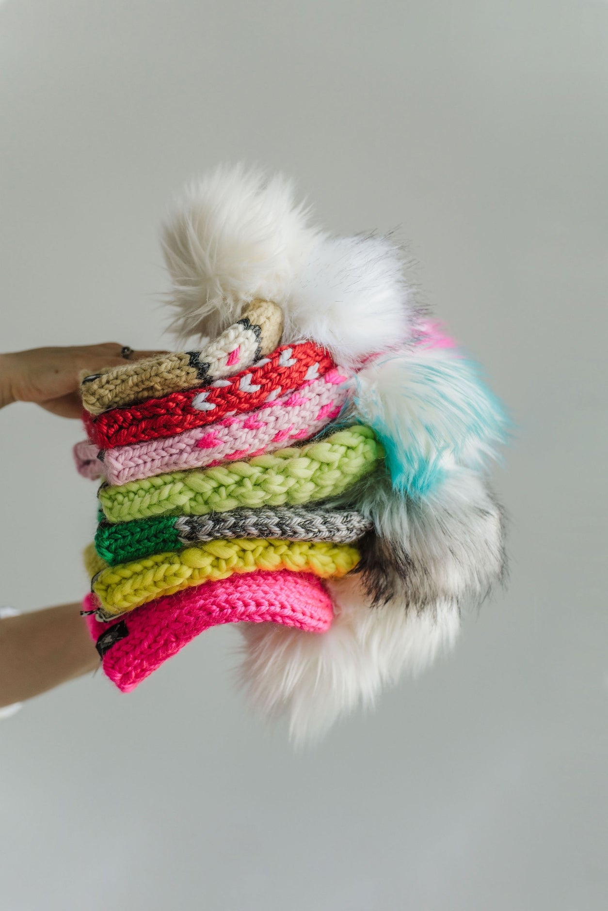 Nickichicki Handmade Wool Blend Knitted Hat