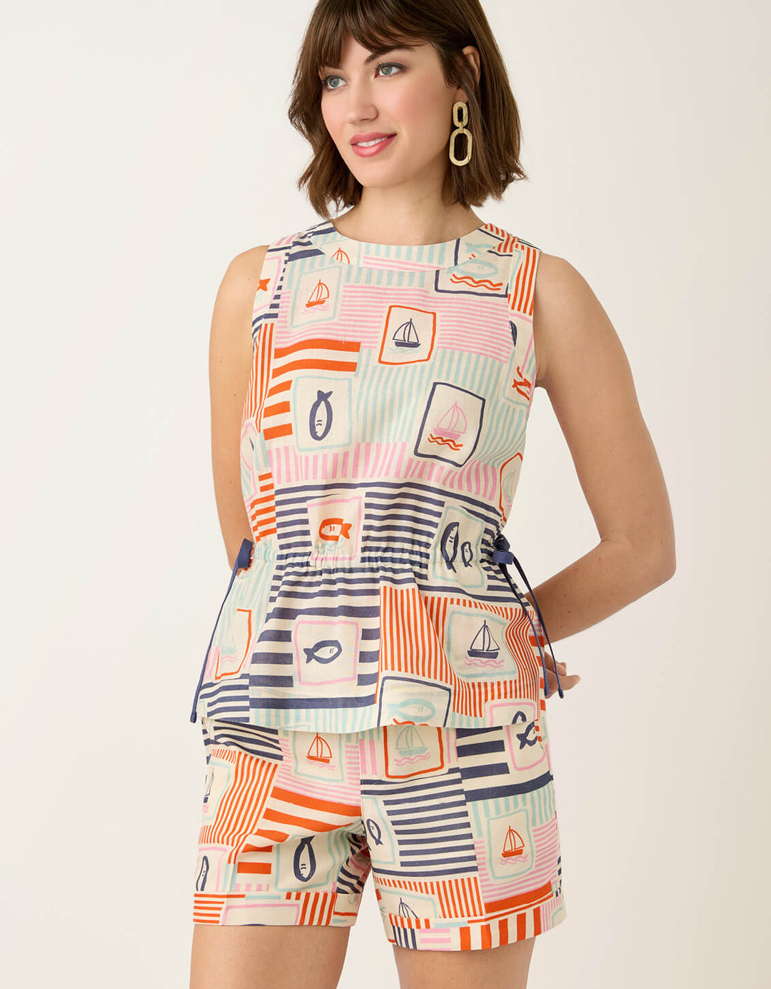 Nadia Sleeveless Blouse by Spartina 449