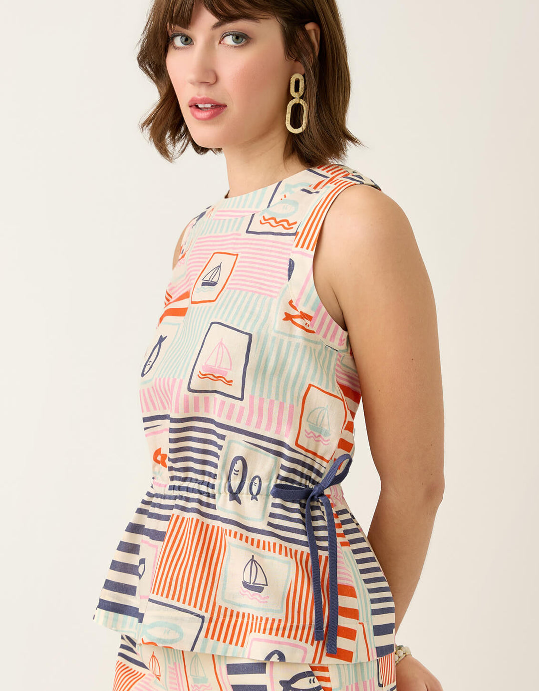Nadia Sleeveless Blouse by Spartina 449