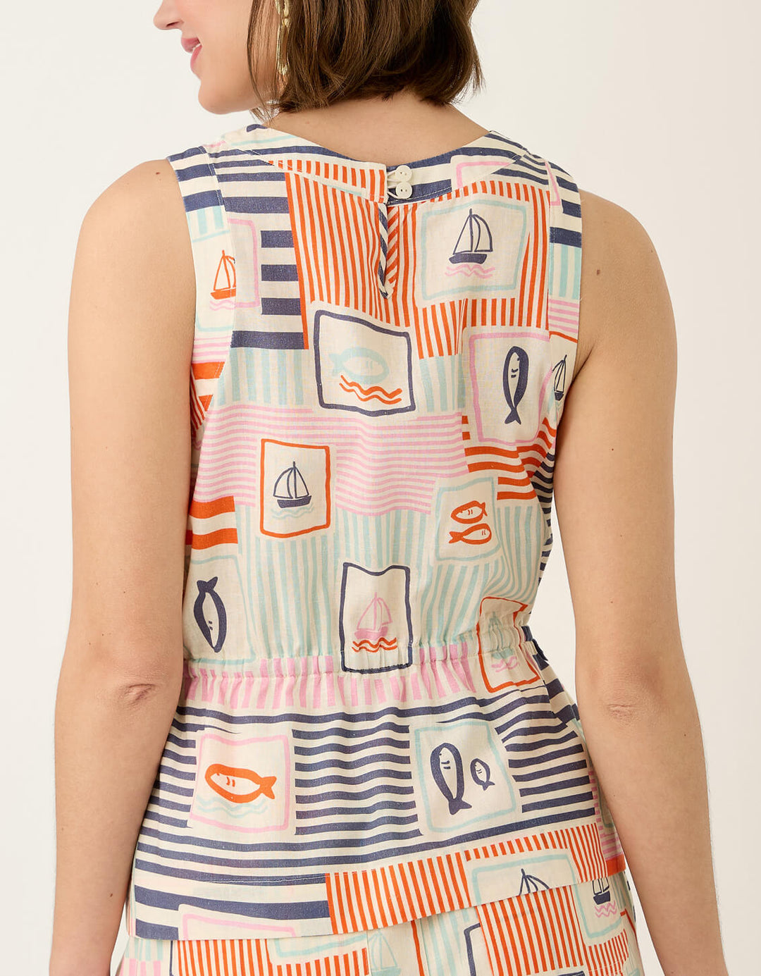 Nadia Sleeveless Blouse by Spartina 449