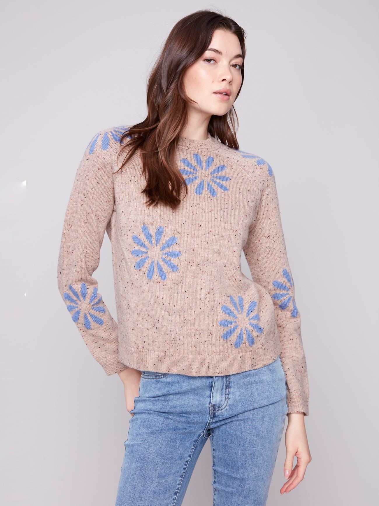 Evelyn Floral Sweater by Charlie B