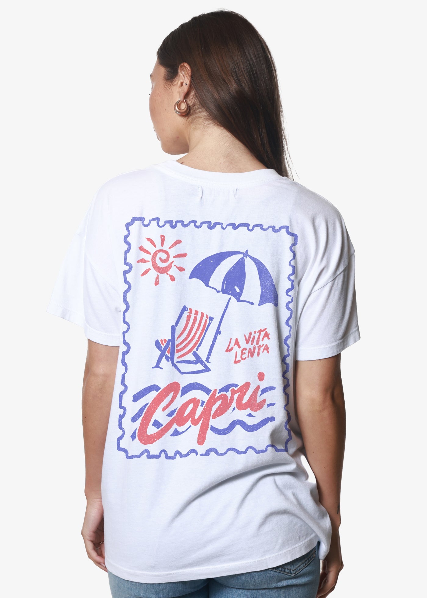 Capri Cotton Graphic Tee