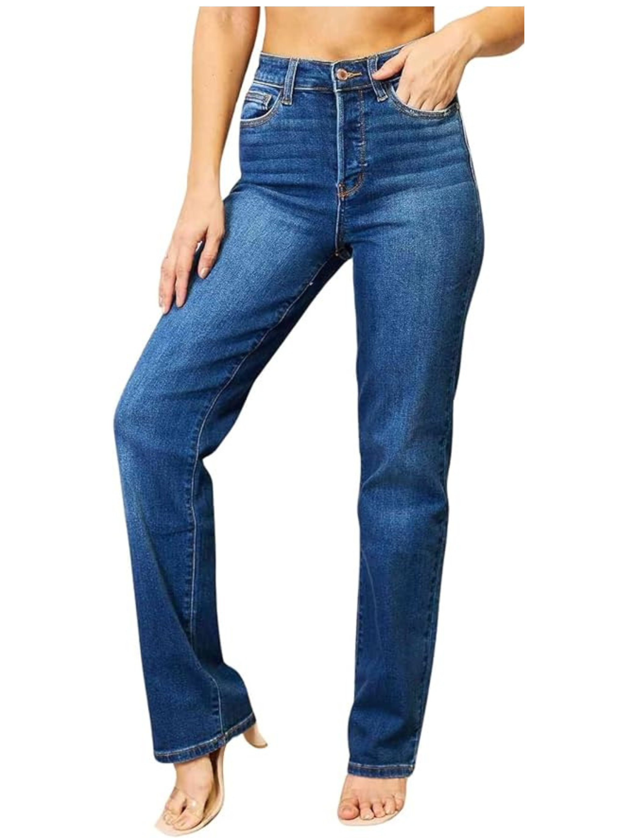 Judy Blue Hidden Button Fly Jeans