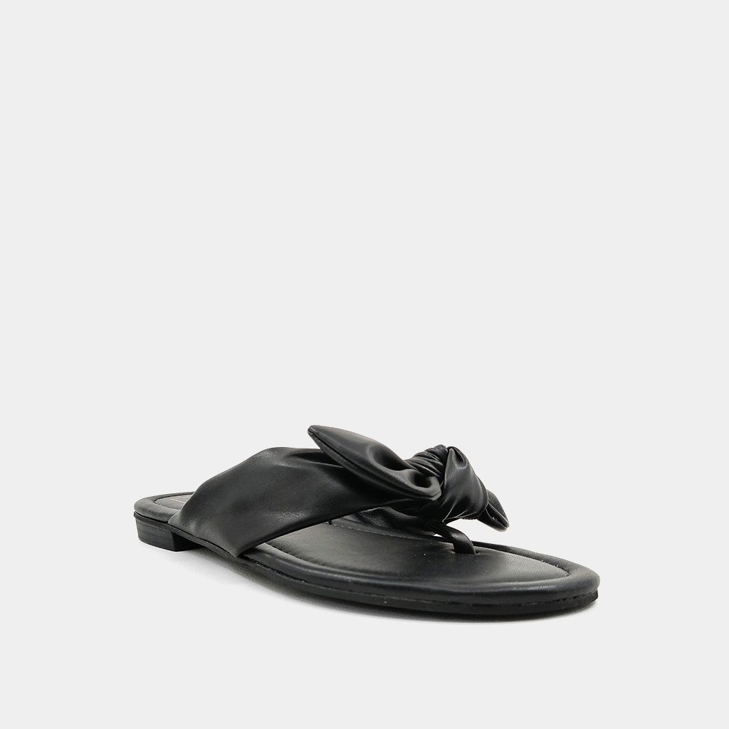 Dharma Slip on Sandal in Black by ShuShop - FINAL SALE