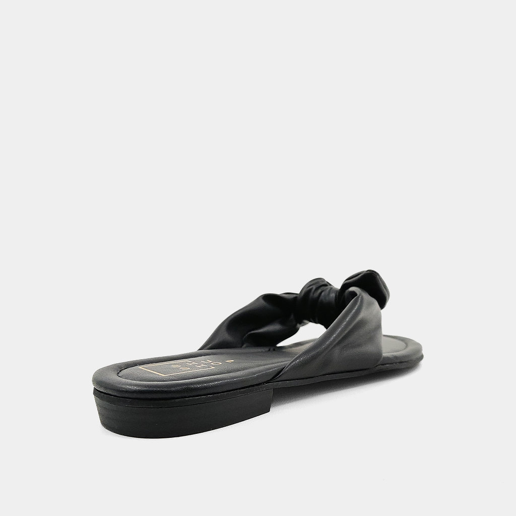 Dharma Slip on Sandal in Black by ShuShop - FINAL SALE