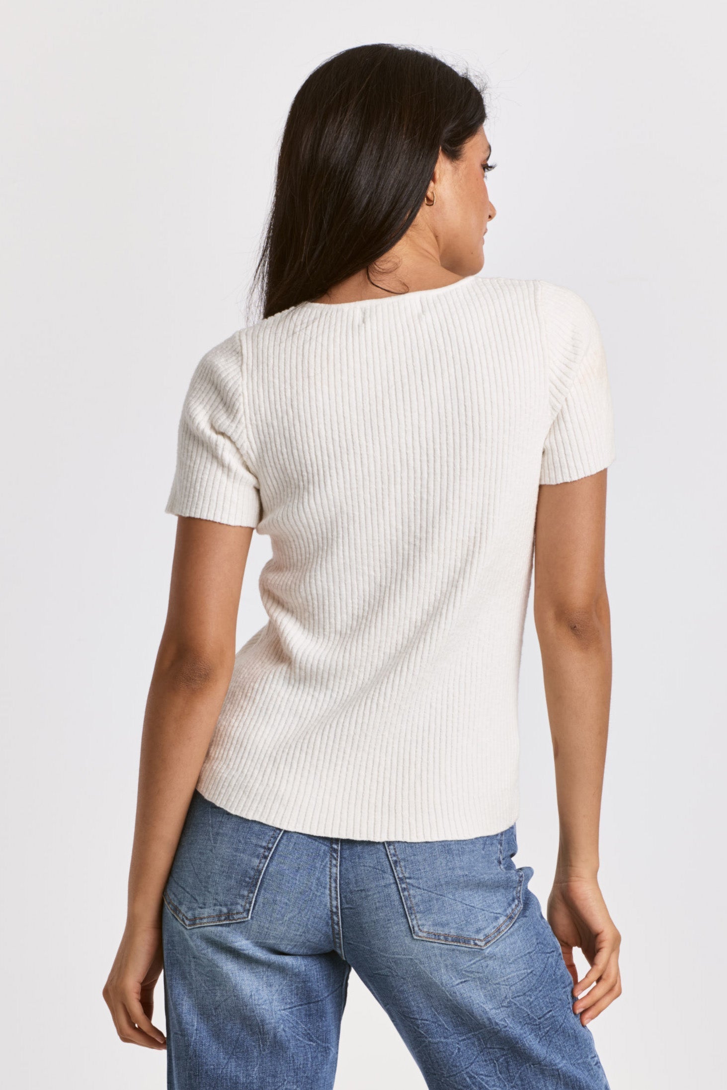 Elandra Crew Neck Top - FINAL SALE