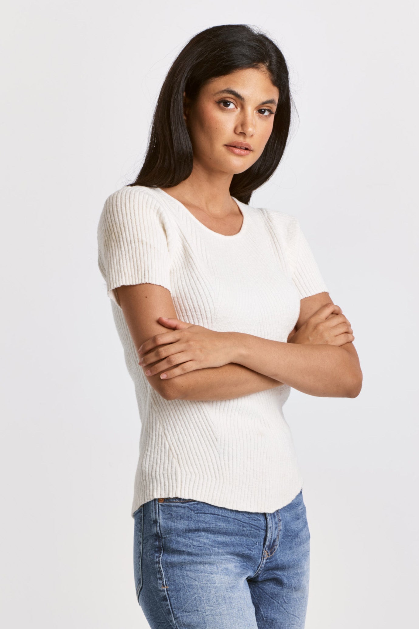 Elandra Crew Neck Top - FINAL SALE