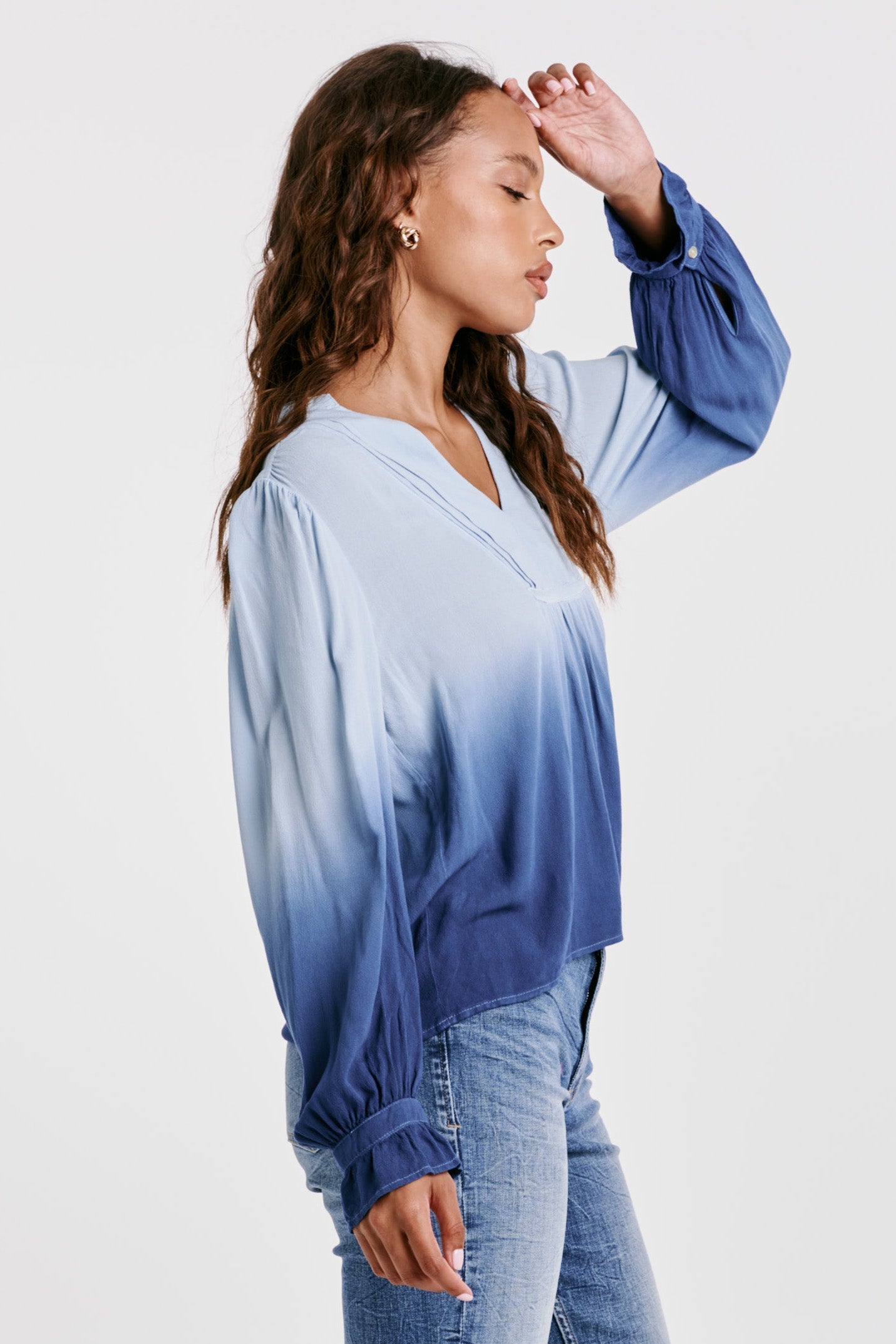 Peony V-Neck Blouse