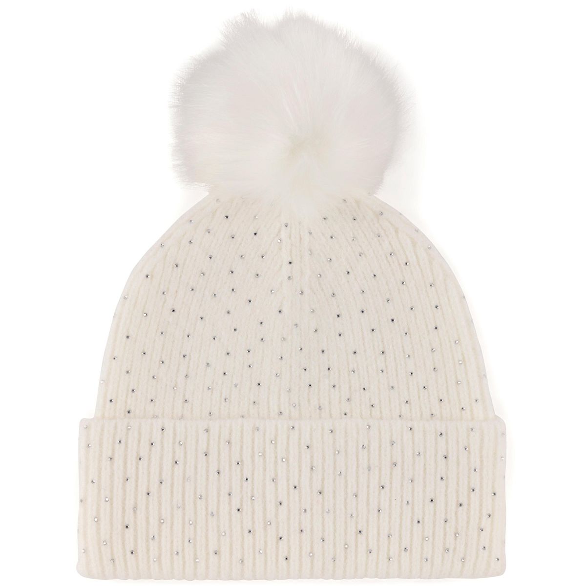Rhinestone Stud Beanie
