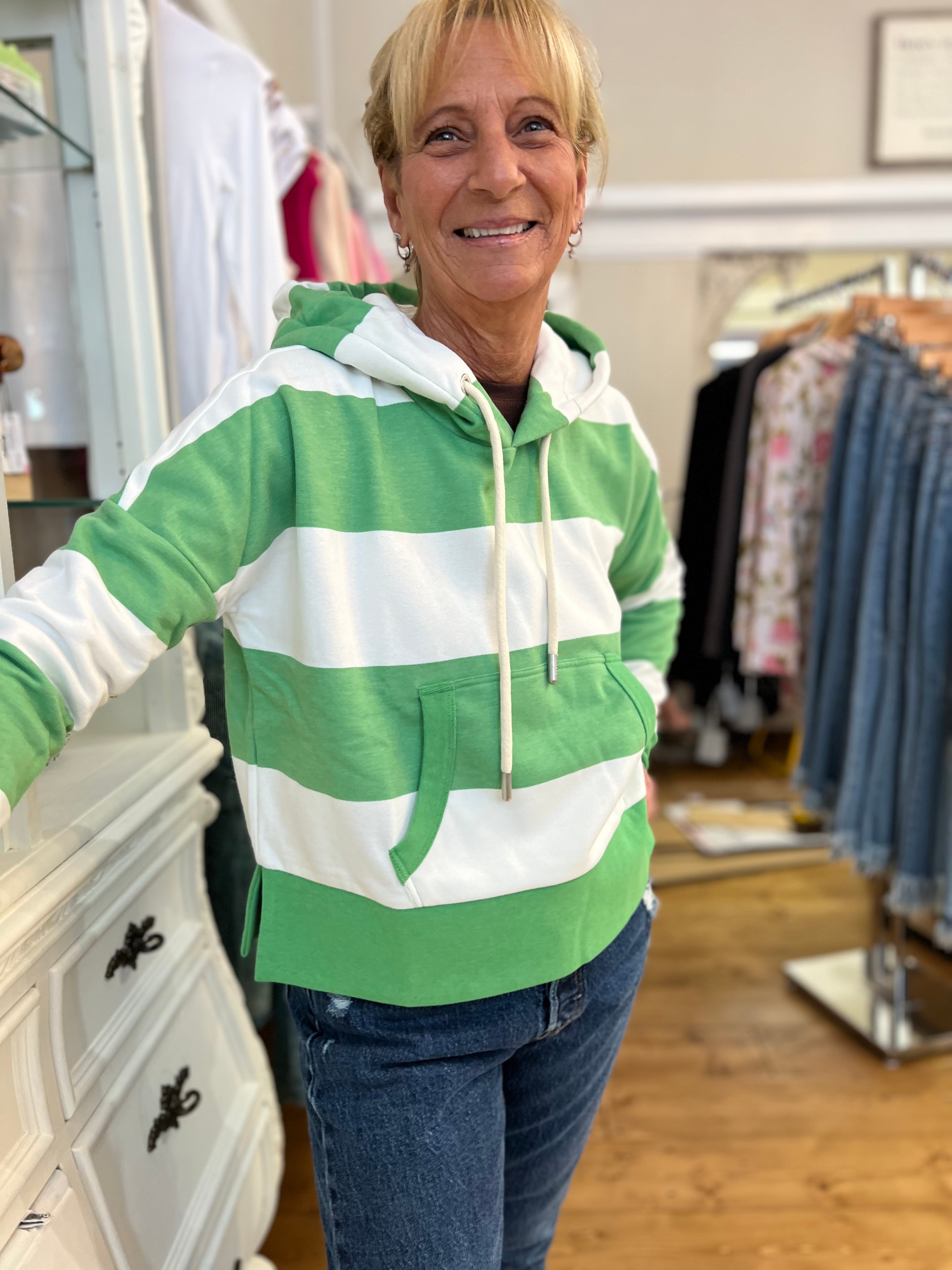Wanakome Hydron Stripe Hoodie