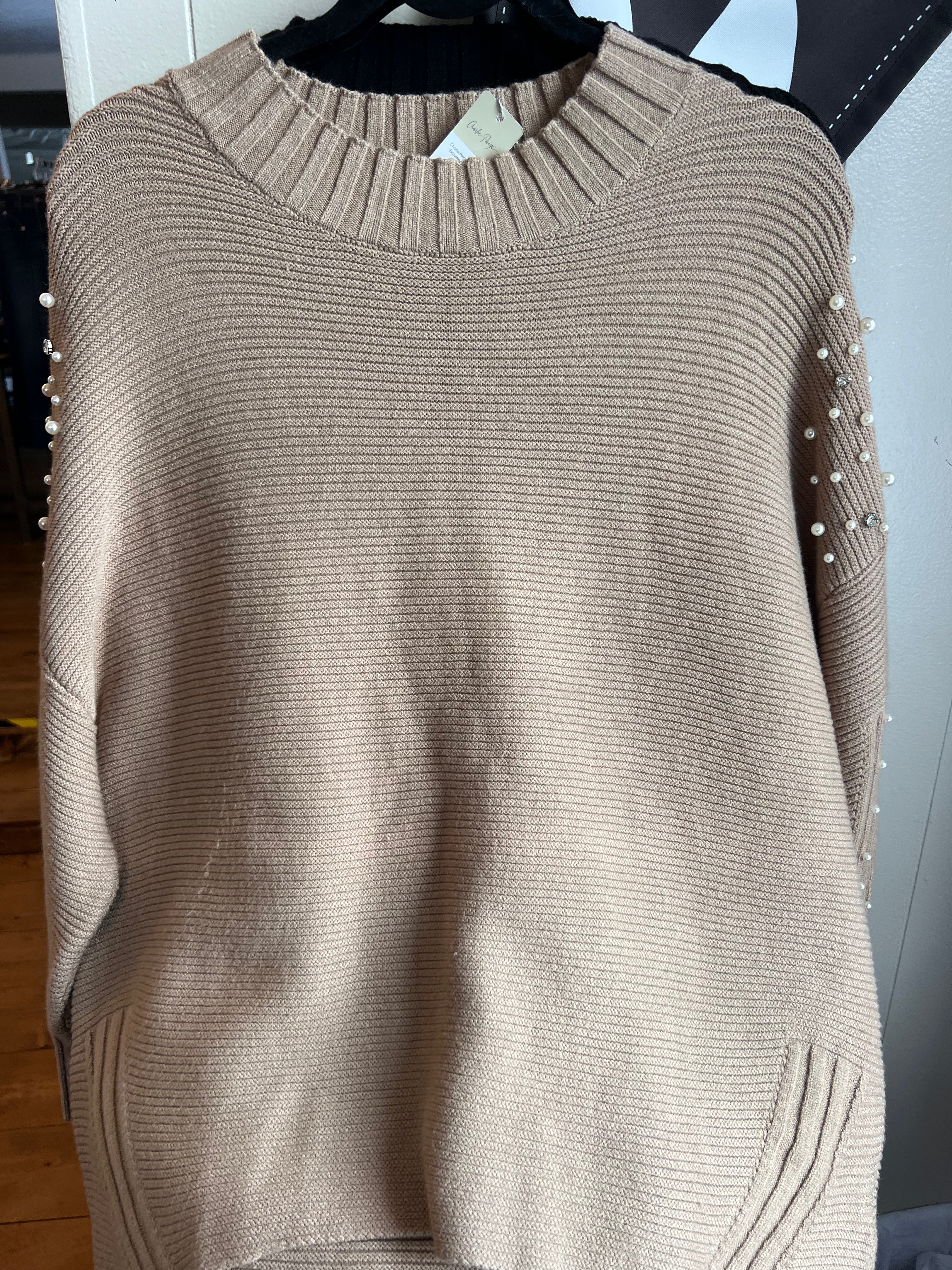 Pearl Embellished Sweater