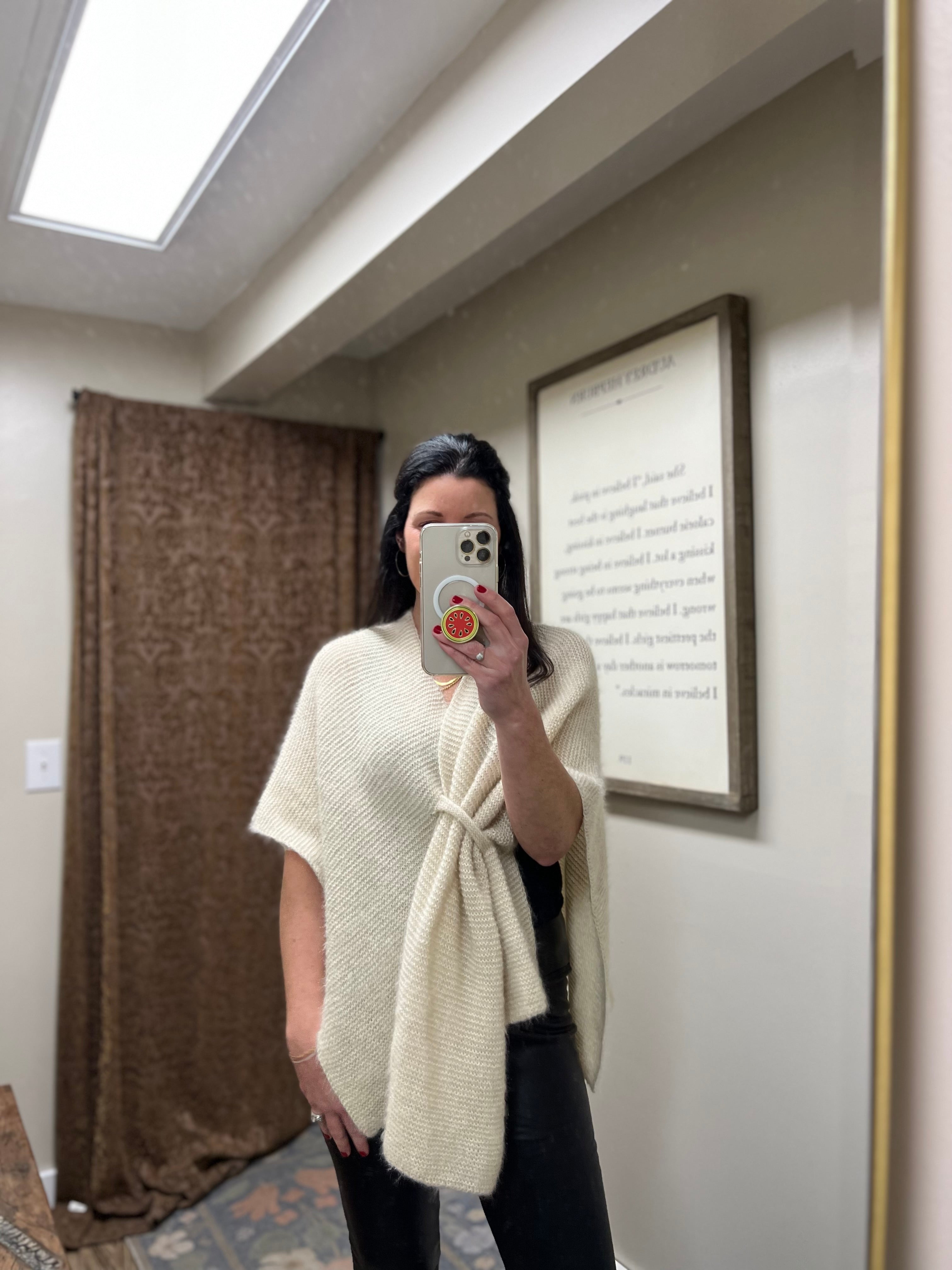 Caramel Wrap Sweater