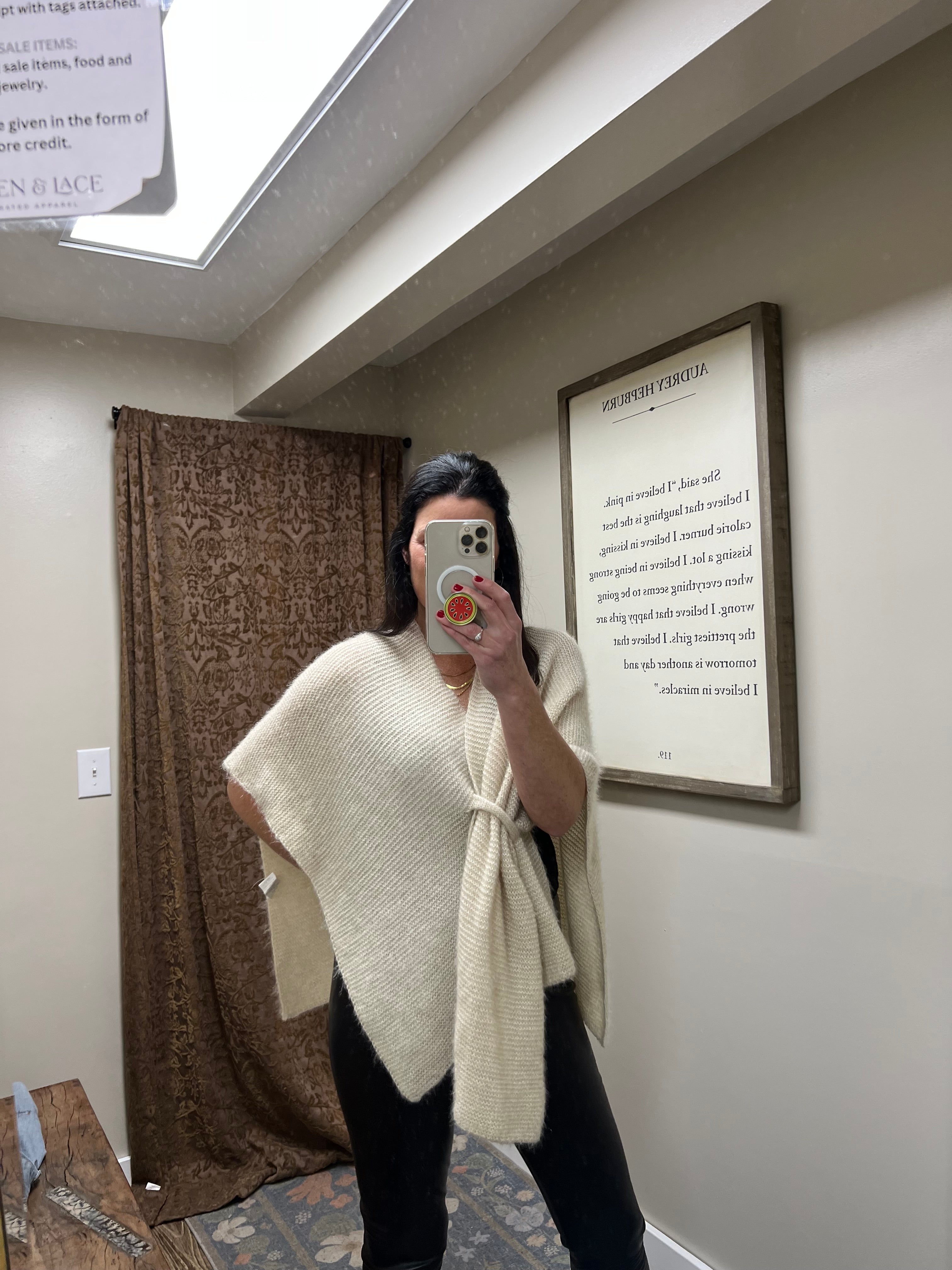 Caramel Wrap Sweater