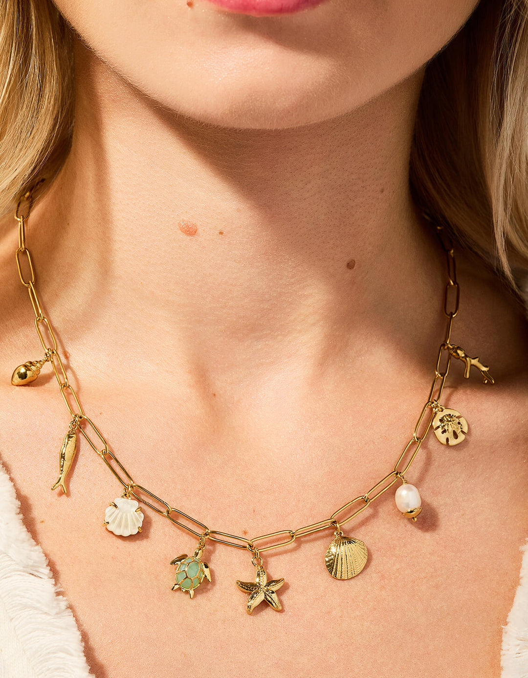 Spartina Seashore Charm Necklace