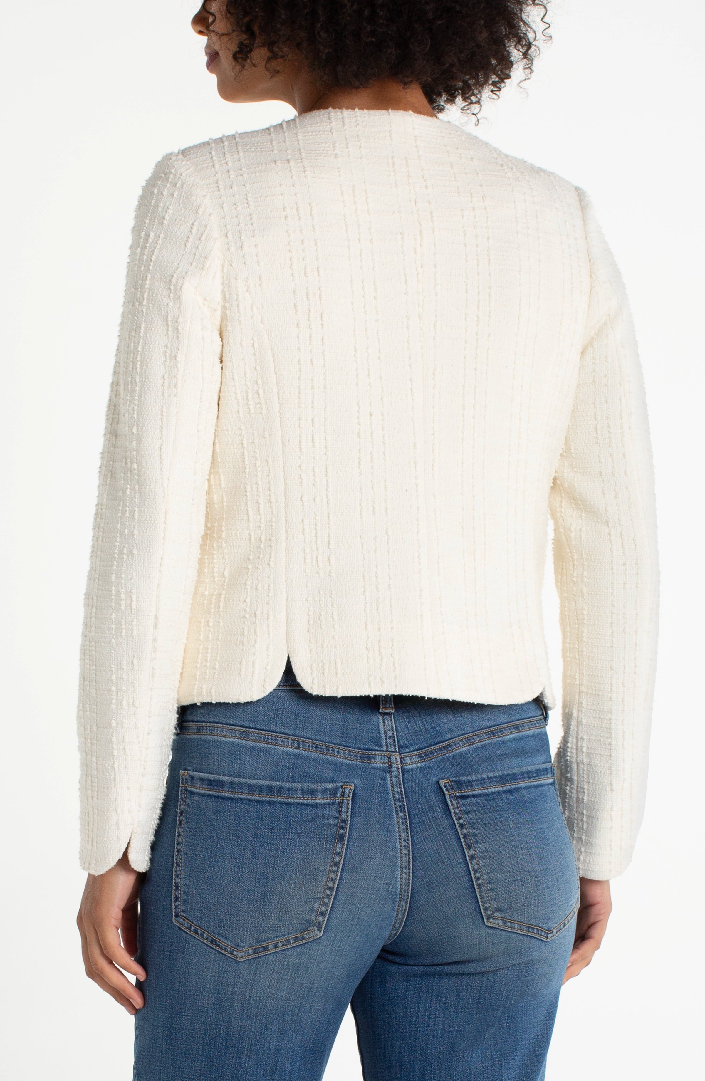 Naomi Scallop Hem Jacket