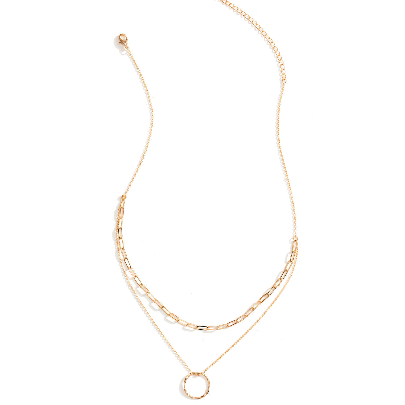 Delicate Double Chain Necklace