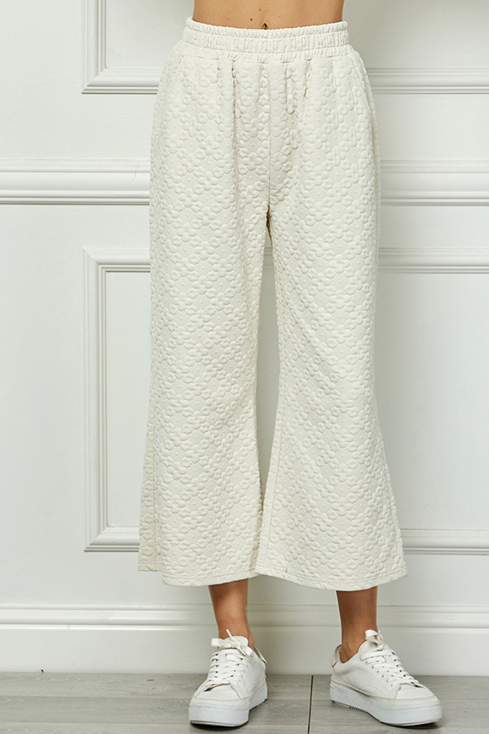 Flower Textured Lounge Pant - FINAL SALE