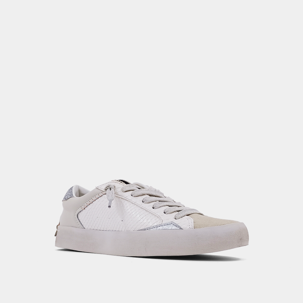 Ruby Sneaker in Bone Snake