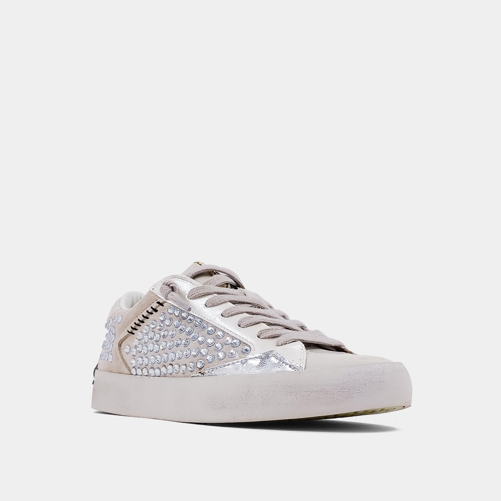 Ruby Sneaker Metallic Light Grey