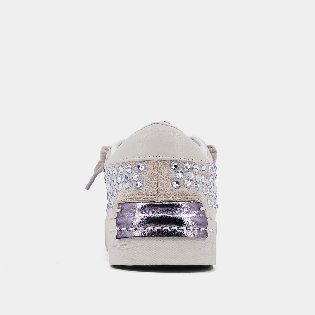 Ruby Sneaker Metallic Light Grey