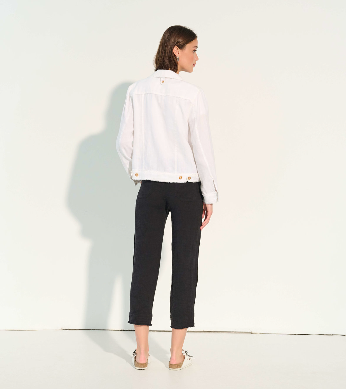 Linen Jacket - White