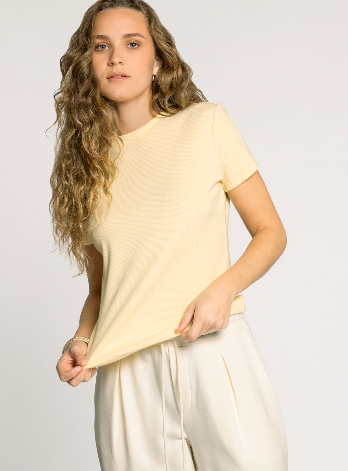 Ribbed Annie Tee
