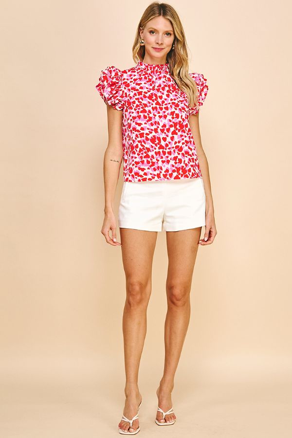 Floral Print Woven Top