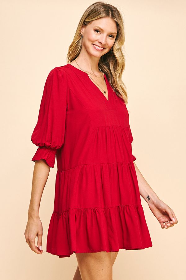 Tiered Mini Dress - FINAL SALE