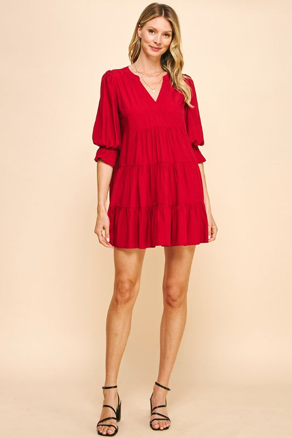 Tiered Mini Dress - FINAL SALE