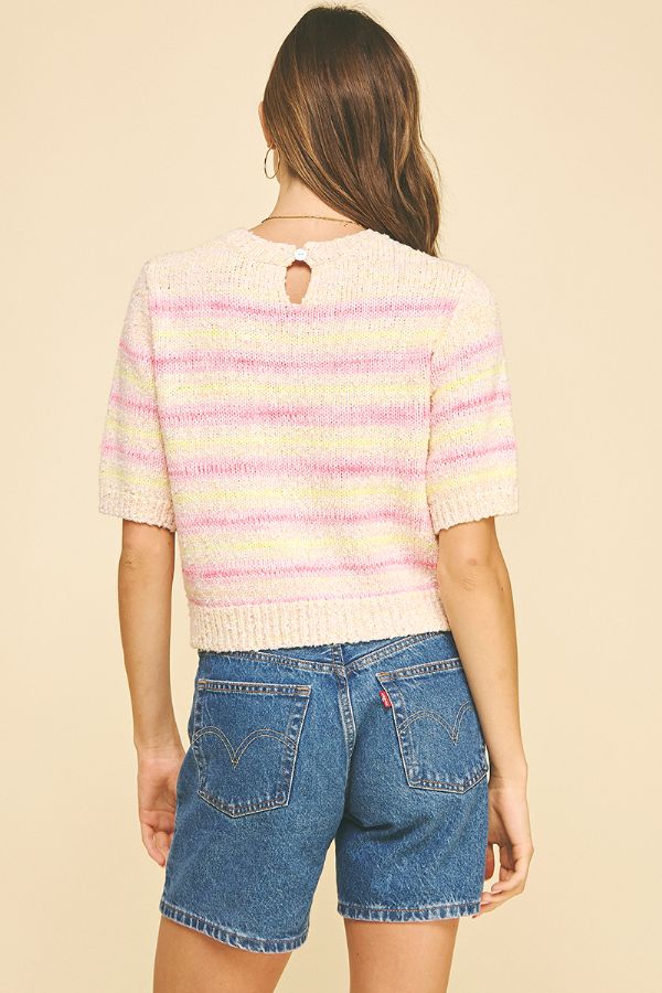 Juliette Sweater in Pink Multi