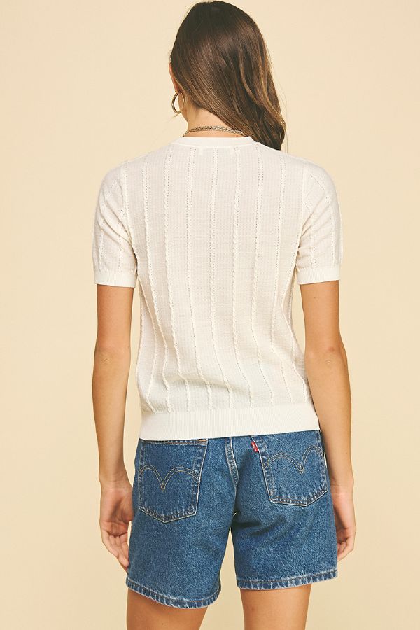 Seaside Embroidered Sweater